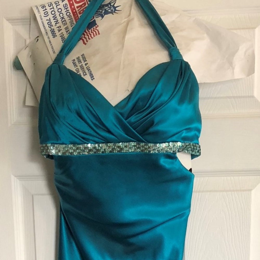 David's Bridal Floor Length Prom Dress